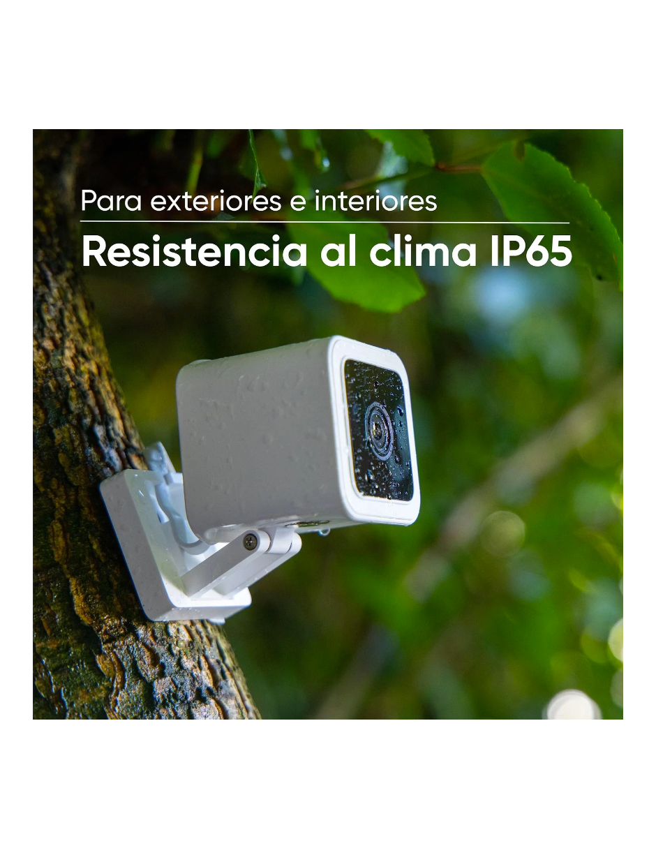 Wyze - Cam V3 Cámara De Seguridad Hd 1080p Con Cable para Interior/Exterior