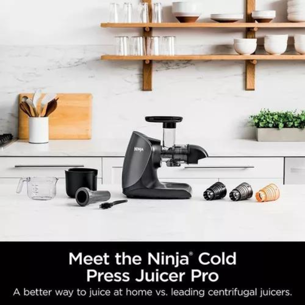 Ninja Extractor y Exprimidor de Jugos JC101 Tecnologia Cold Press 150 Watts