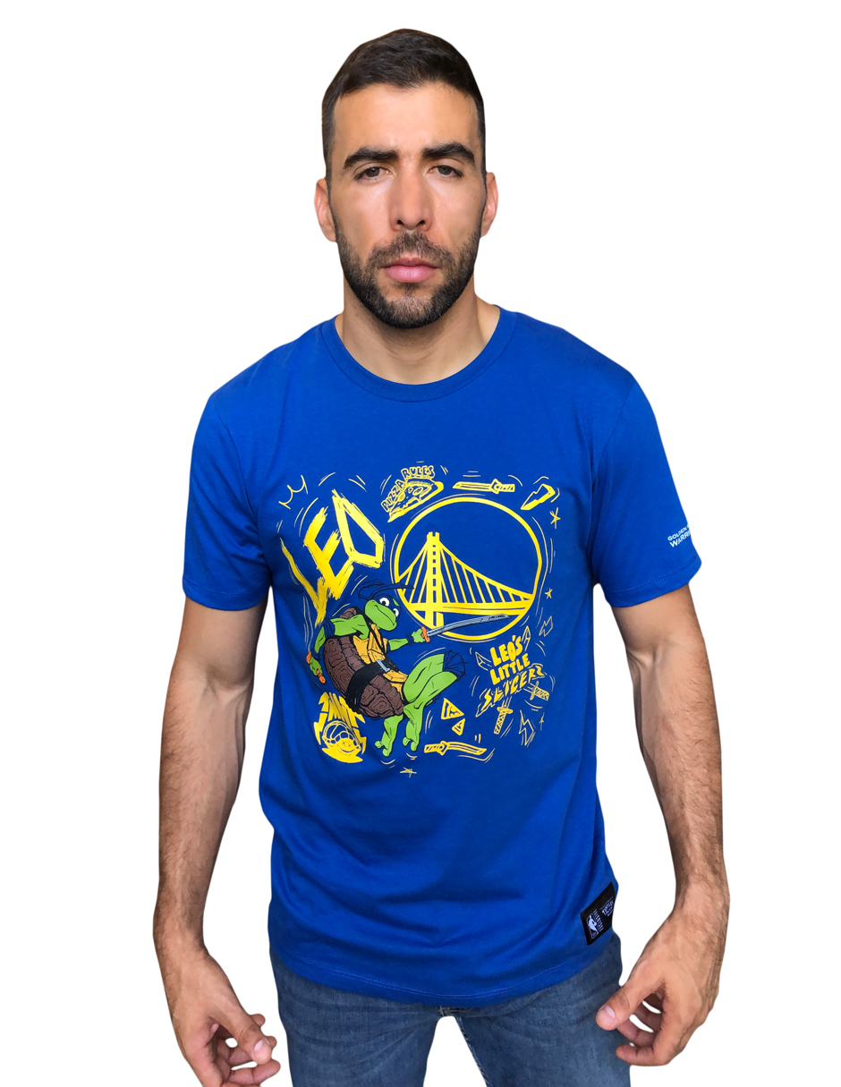 Playera Original NBA Tortugas Ninja Warriors -Leo