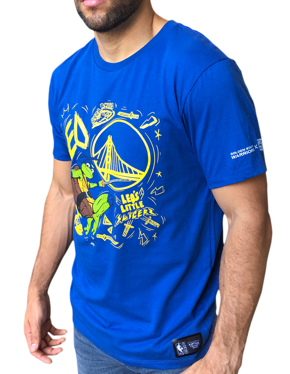 Playera Original NBA Tortugas Ninja Warriors -Leo