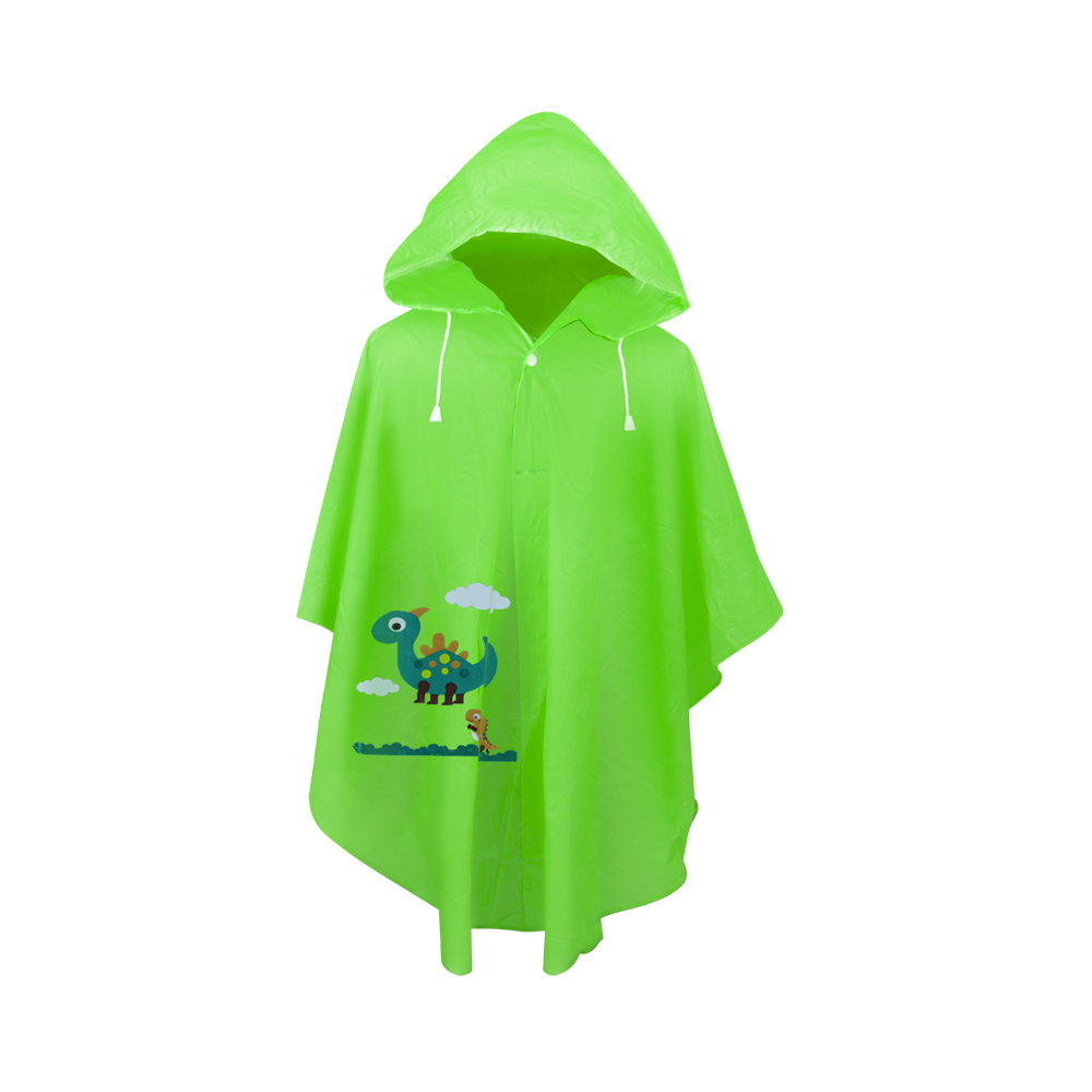 Impermeable Infantil Poncho Para Lluvia De Colores Con Figuras Chamarra Impermeable Chubasquero Protector