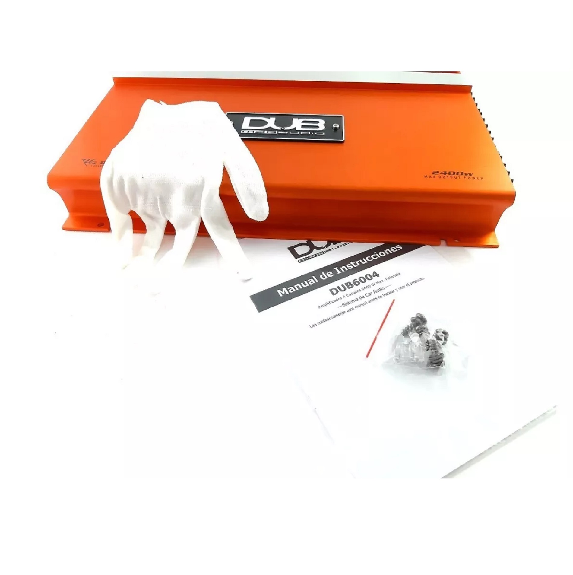 Amplificador Dub Audiobahn 2400w 4ch Para Bocinas Y Woofers