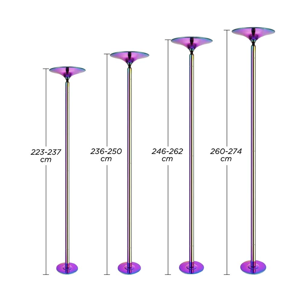  Tubo Portátil Pole Dance Ejercicio Tornasol