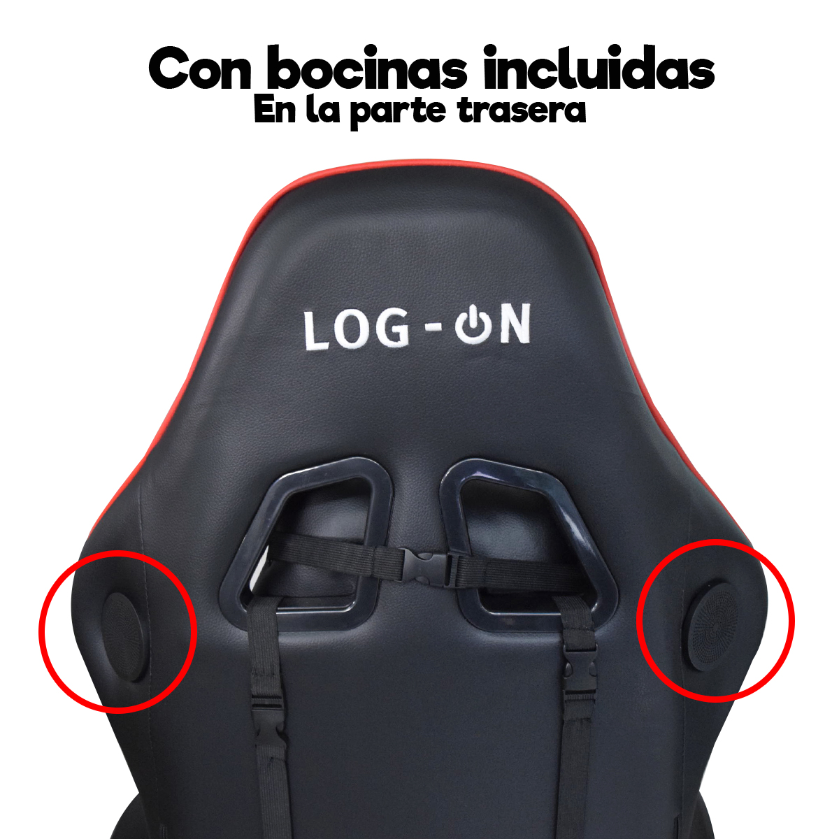 Silla Gamer Ergonomica Con 2 Bocinas Incluidas Negra