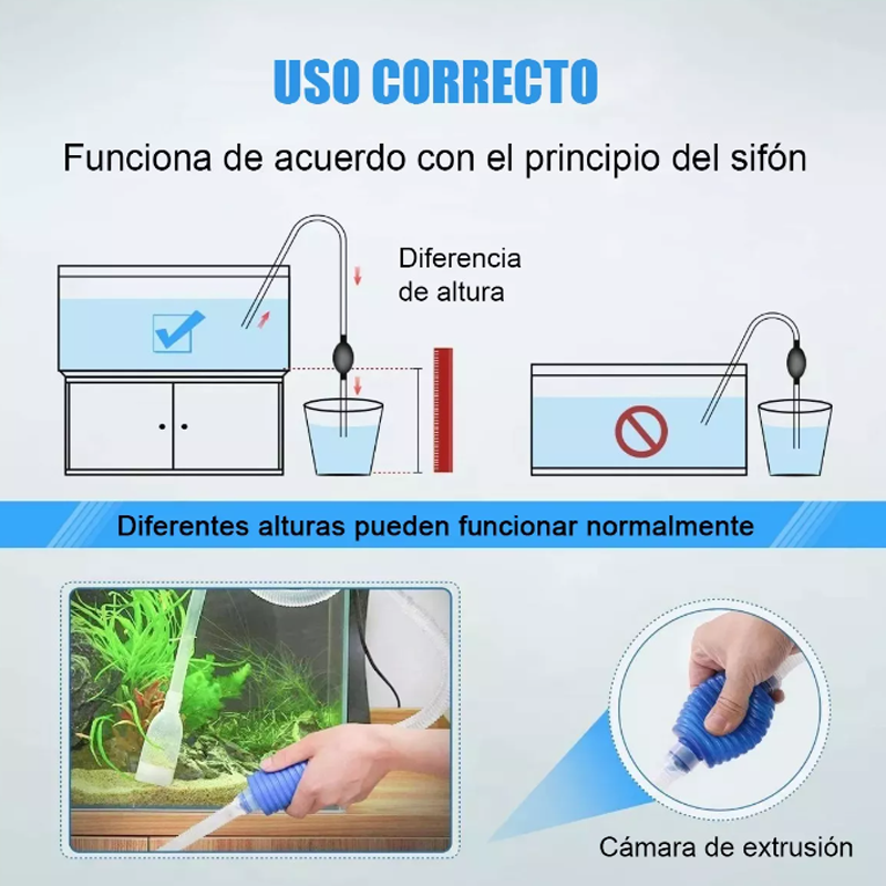 Peceras Raspadores De Algas 5 En 1 Kit De Acuario Limpieza