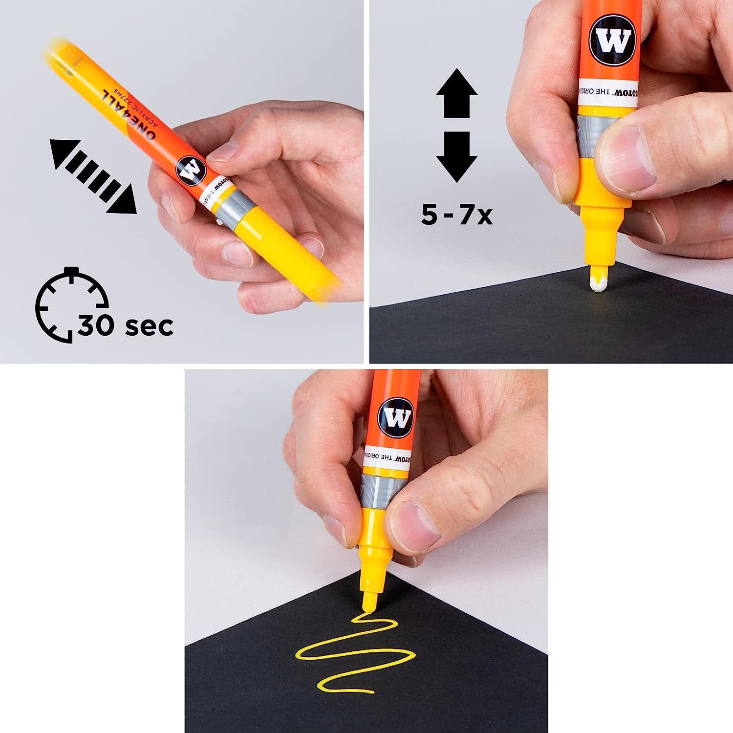 Comprar Pintura acrílica Pen Gear, 6 colores -6ml/7 pzas