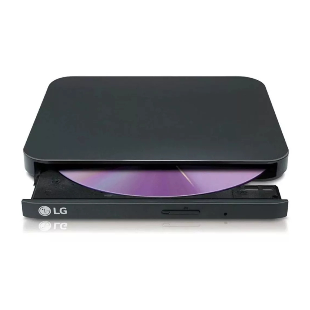 Grabador Externo LG GP50NB40 USB 2.0/3.0 Graba Regraba y Lee DVD/CD