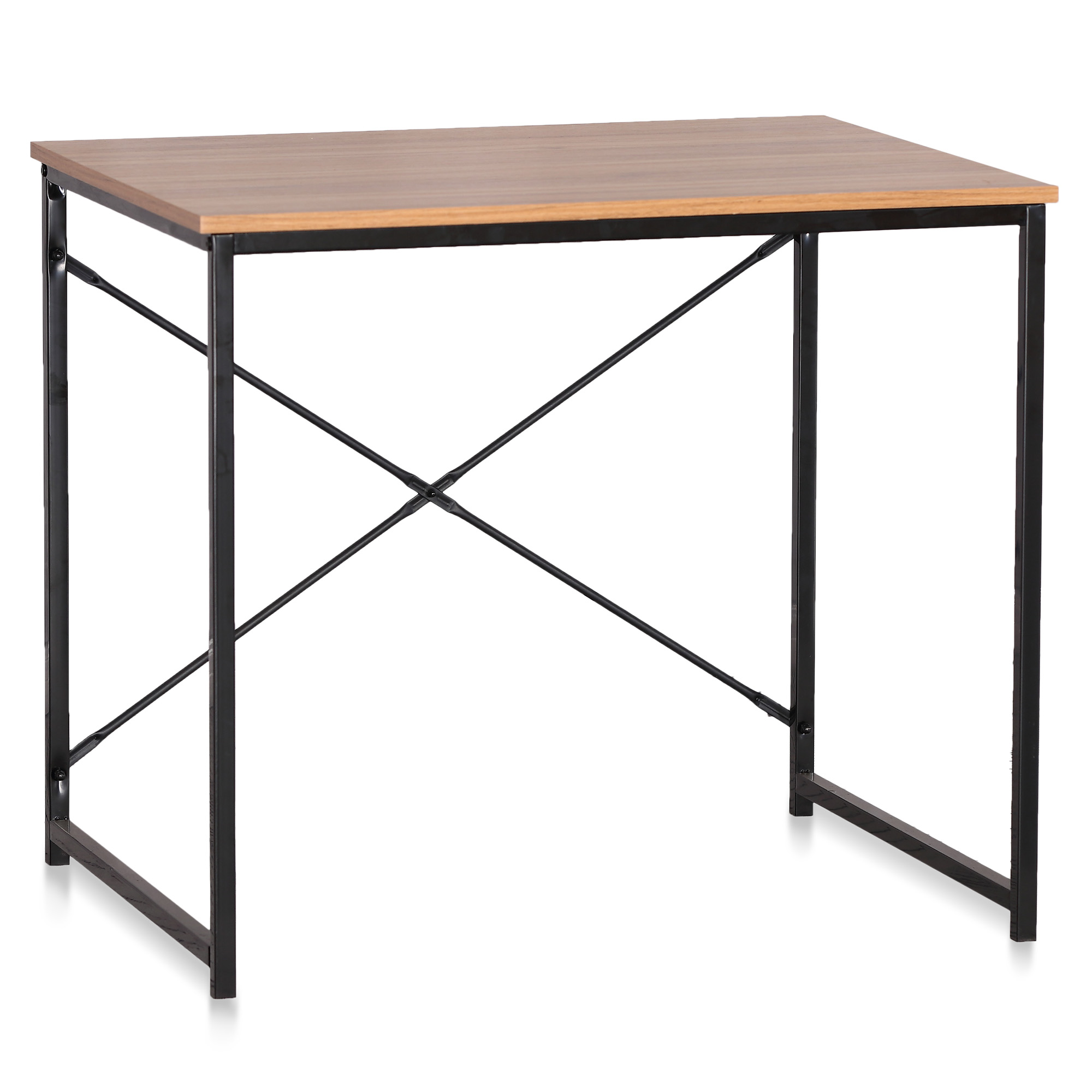 Escritorio de Metal y Acabados Tipo Madera Magma Life