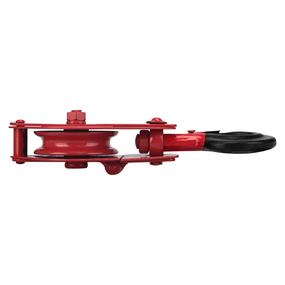 Garruchas Sencillas Con Bisagra Polea Polipasto de Acero Ideal para trabajos difíciles Permite izar cargas ligeras manteniendo la seguridad Diámetro del cuerpo 3 Pulgadas Cap. De carga .50 Toneladas Diámetro polea 98 cm