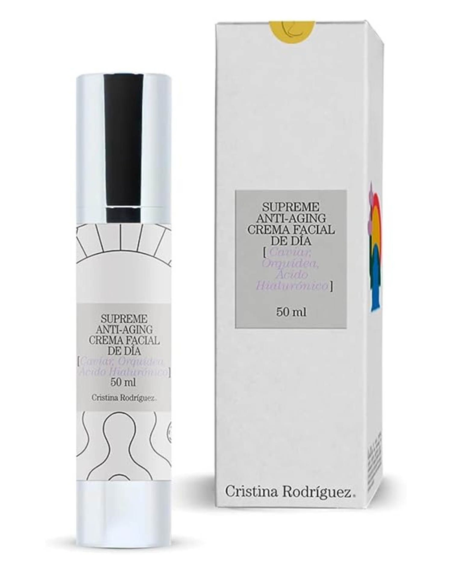 CRISTINA RODRIGUEZ Crema Facial Aclarante Aceite de Rosa Mosqueta y Regaliz Rutina Facial 50ml 