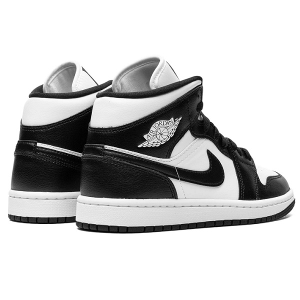 Tenis Air Jordan 1 Mid Negro/blanco Mujer