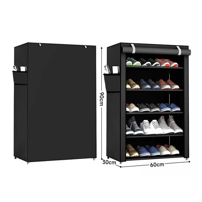 Zapatera De Closet Organizador Zapatos 5 Niveles Marco Metal