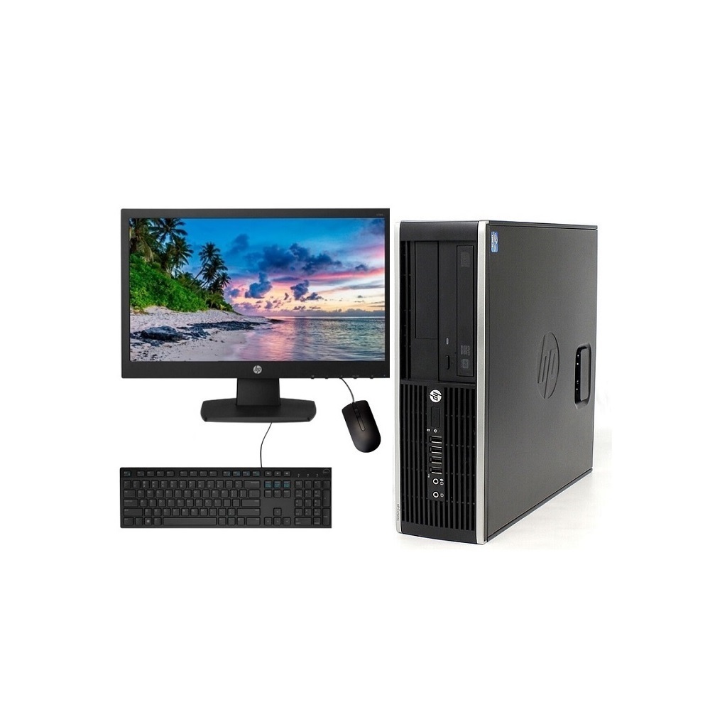 PC HP 6000 Pro SFF- Pentium- 2GB RAM- 320GB HDD- Monitor 19"- Windows 10 PRO- Equipo Clase A, Reacondicionado.