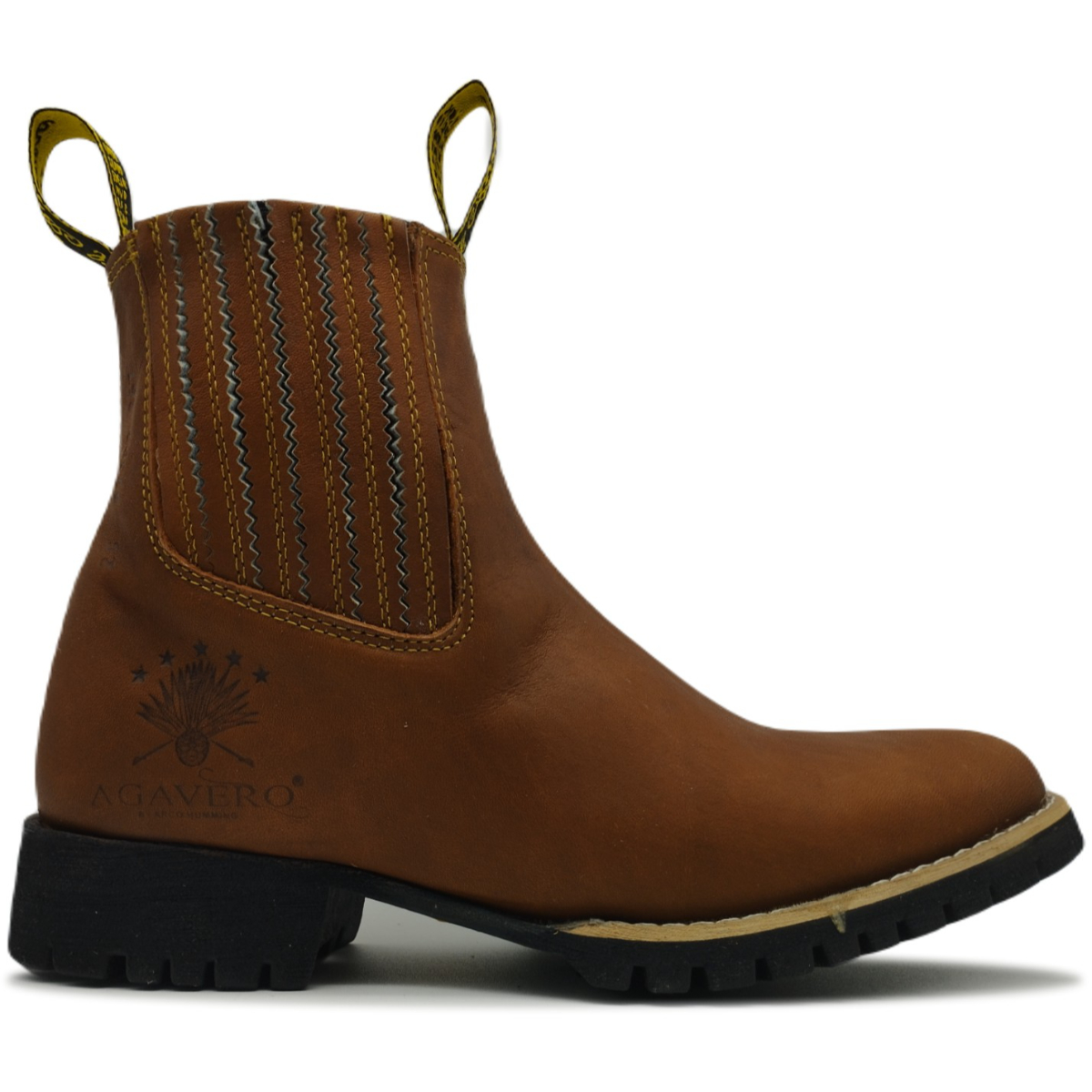 Botín de piel estilo Charro o Rodeo para hombre suela de uso Rudo 267