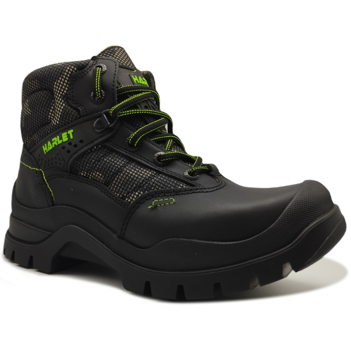 Bota Táctica de Piel ideal para Trabajo de Seguridad puntera Reforzada 4402