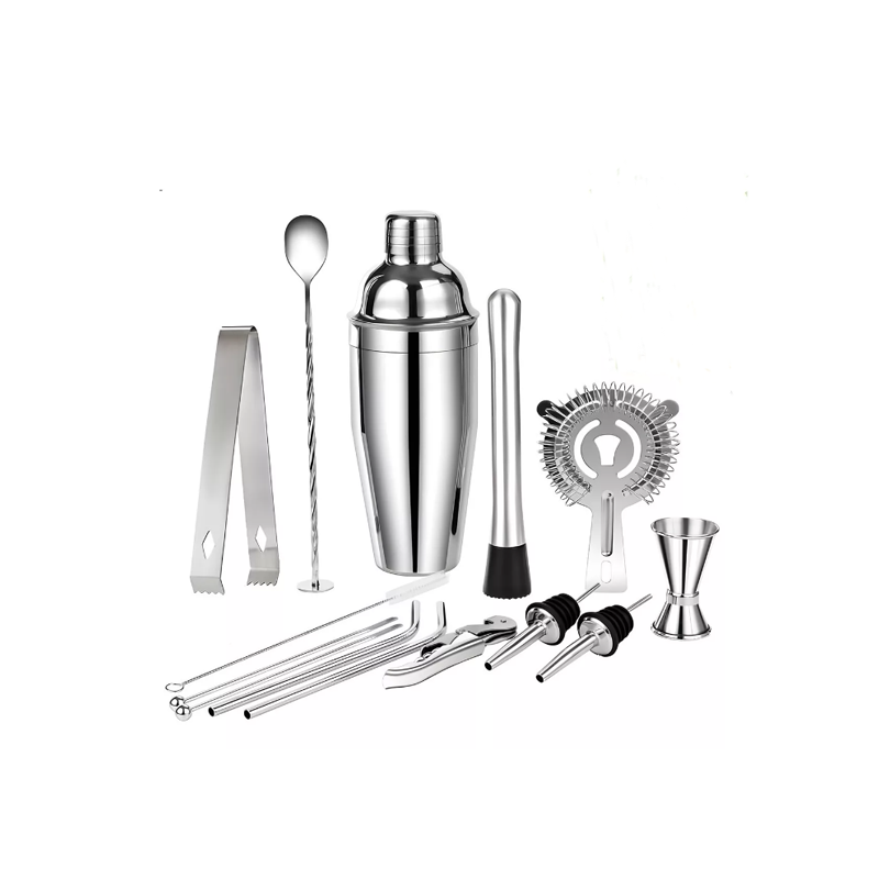 Kit De Accesorios De Coctelería 750 Ml Para Bar, 14 Piezas