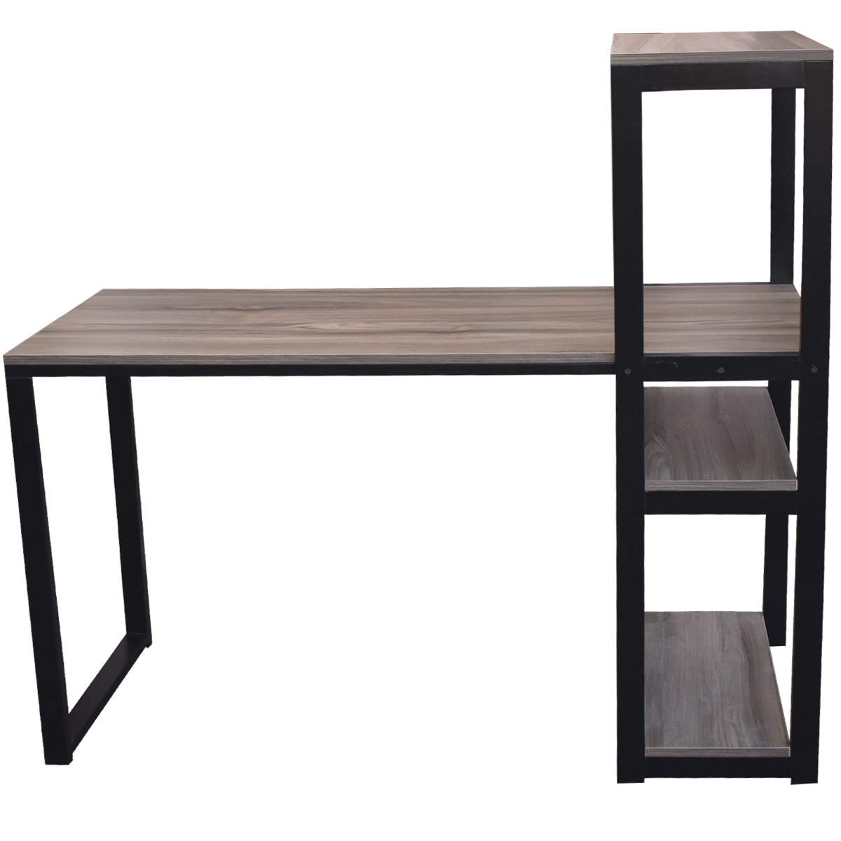 Escritorio de madera con repisas Hogare, Cubierta Fabricada en melamina, y estructura de madera estufada de primera calidad