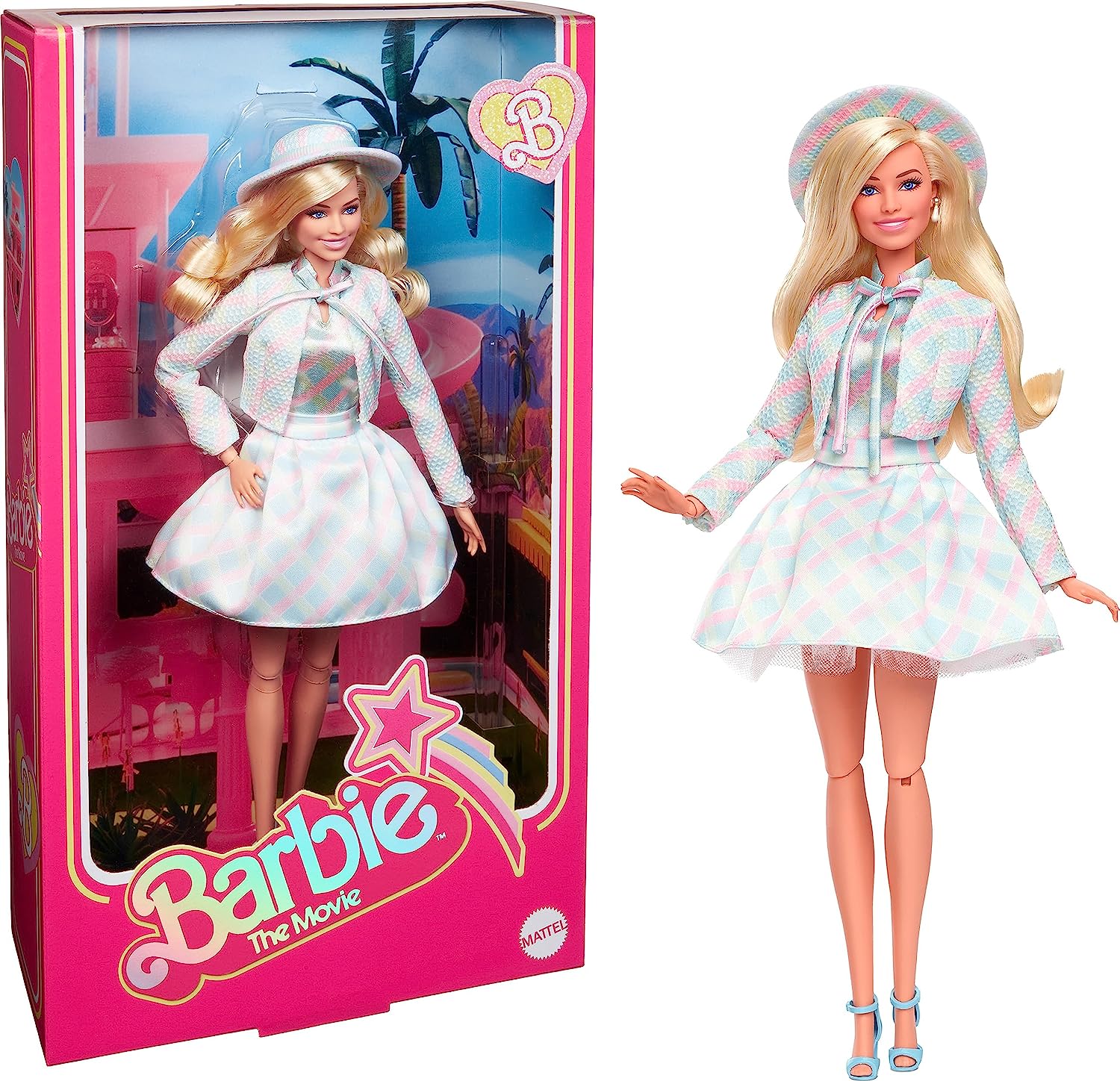 Watch Margot Robbie nos enseña la casa de la película Barbie