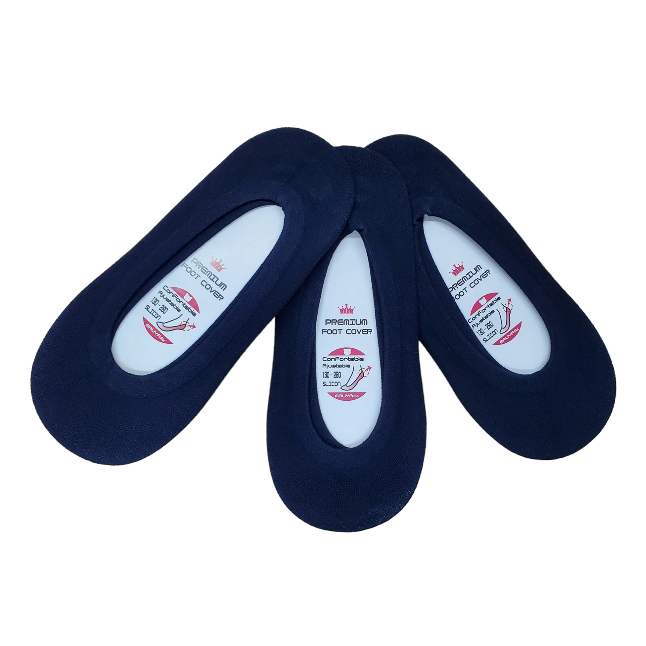 Calcetines Invisibles Mujer Mágico Queda #13 A #25 6 Pares