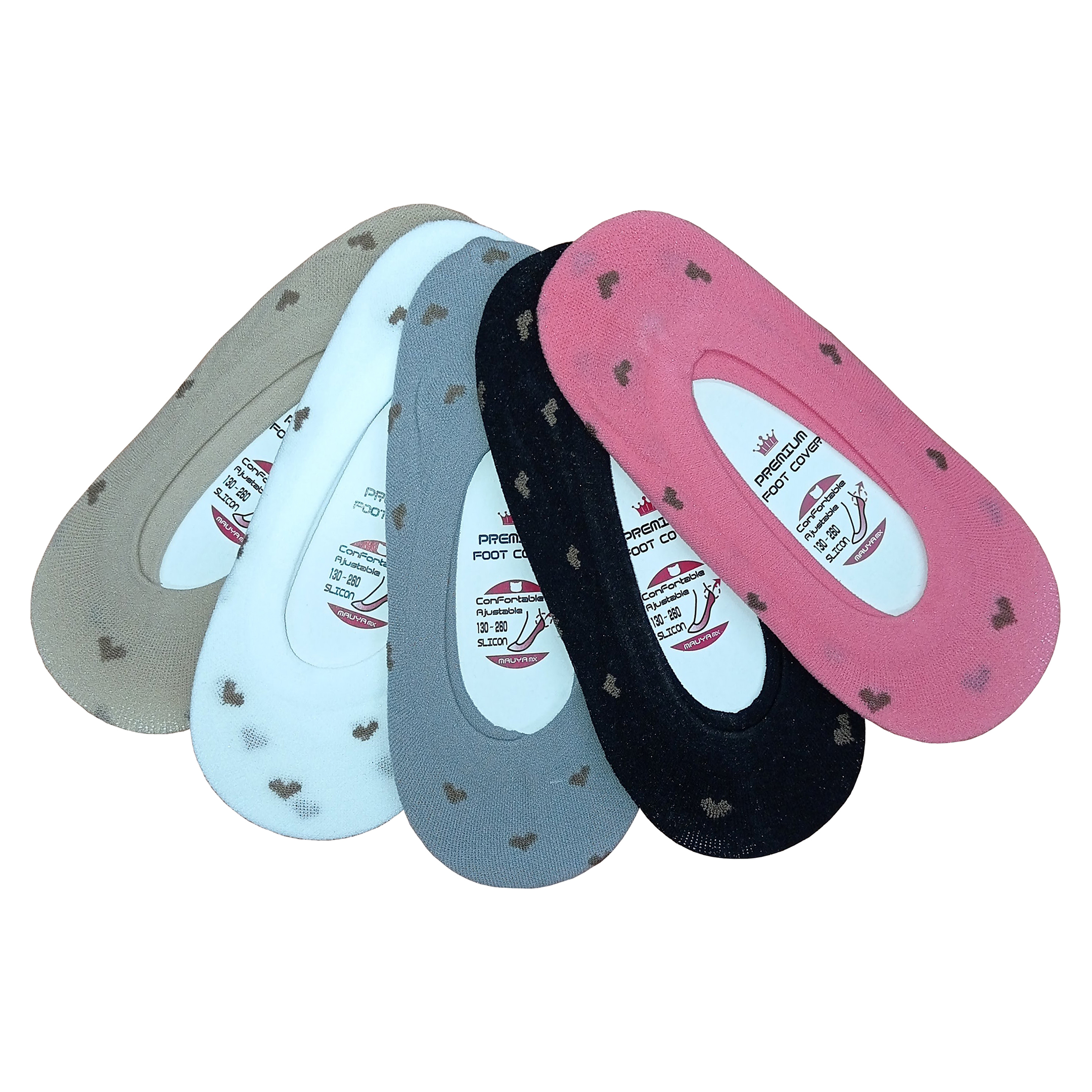 Calcetines Invisibles Mujer Mágico Queda #13 A #25 6 Pares