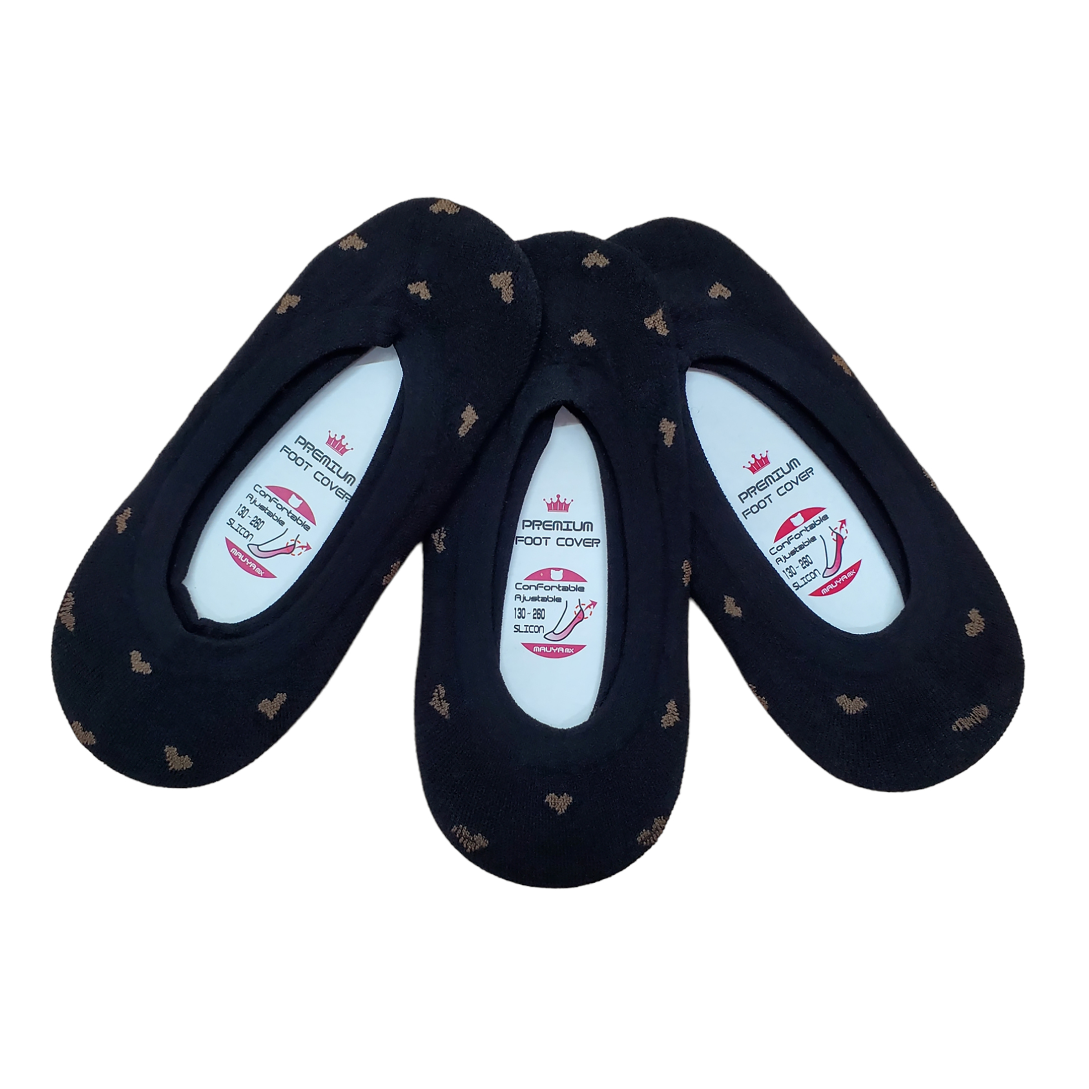 Calcetines Invisibles Mujer Mágico Queda #13 A #25 6 Pares