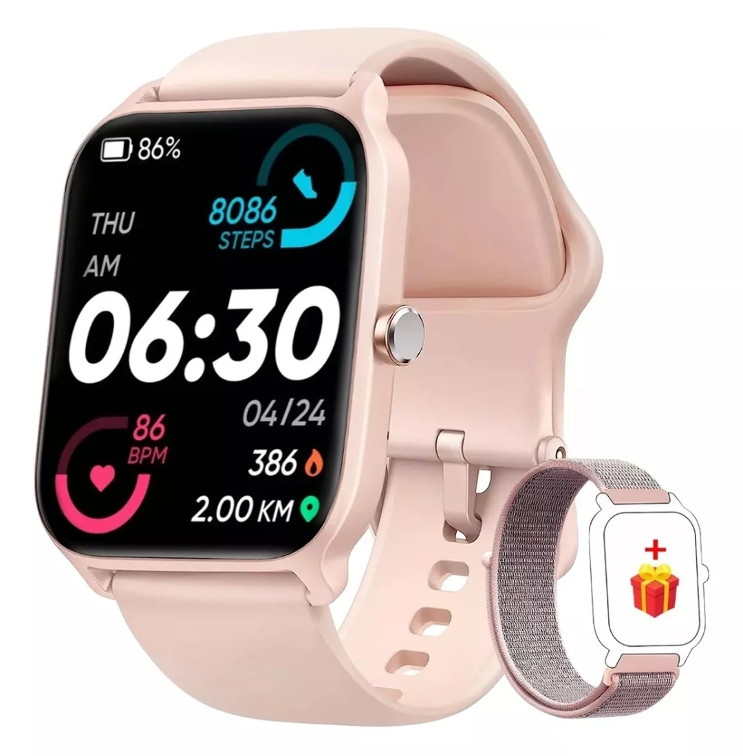 Smartwatch 1.8'' Reloj Inteligente Bluetooth Llamada Alexa