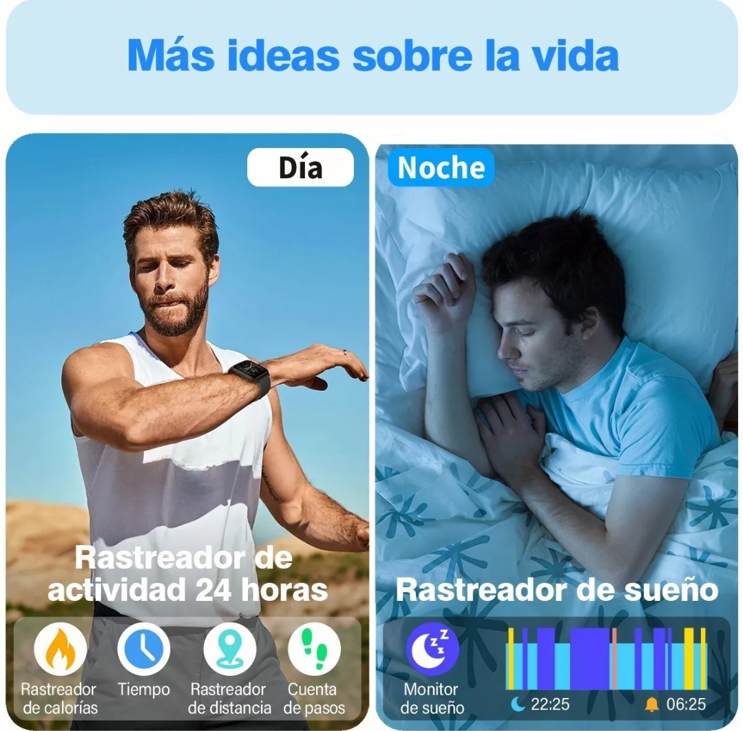 Smartwatch 1.8'' Reloj Inteligente Bluetooth Llamada Alexa