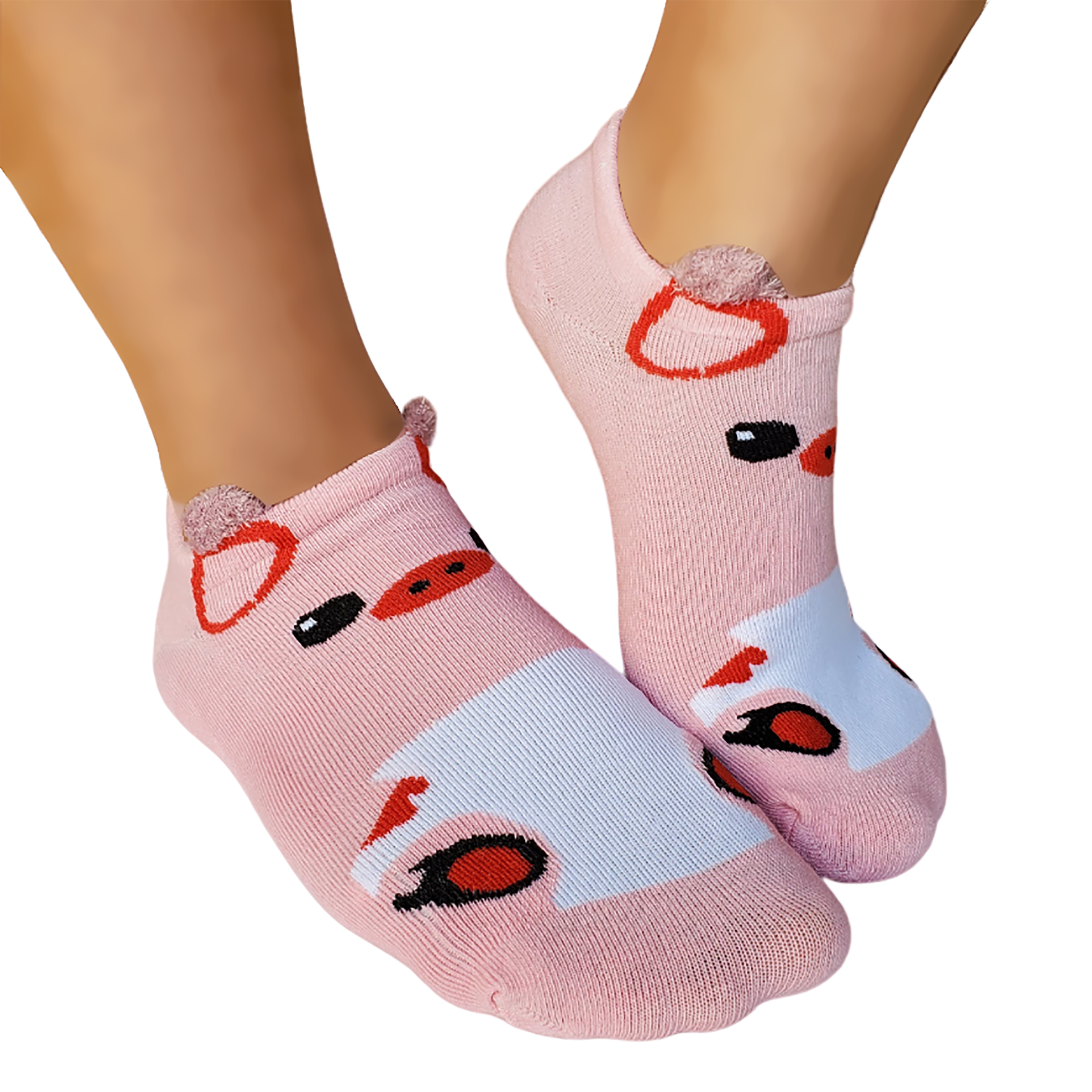 Tines Protectores - Invisible Con Orejitas Dama 6 Pares