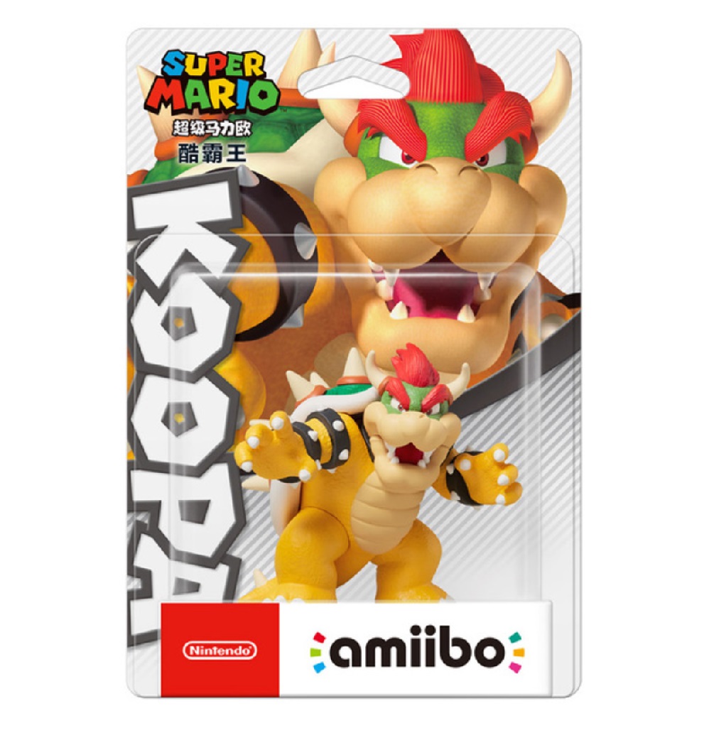 Figura Amiibo Nintendo Bowser Modelo Super Mario Bros