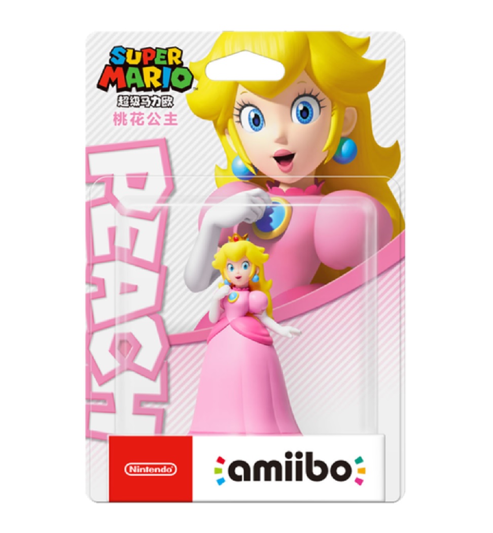 Figura Amiibo Nintendo Peach Modelo Super Mario Bros