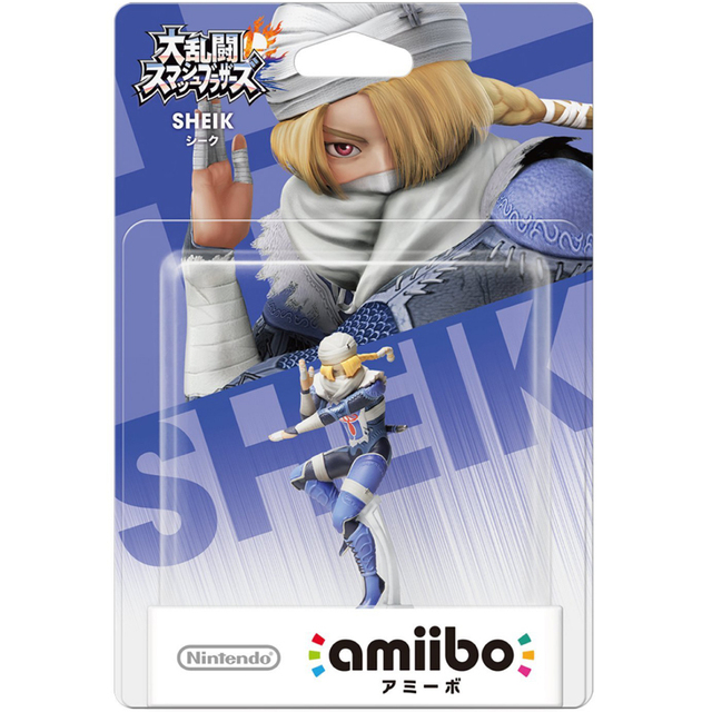 Figura Amiibo Nintendo Sheik The Legend of Zelda Modelo Super Smash Bros