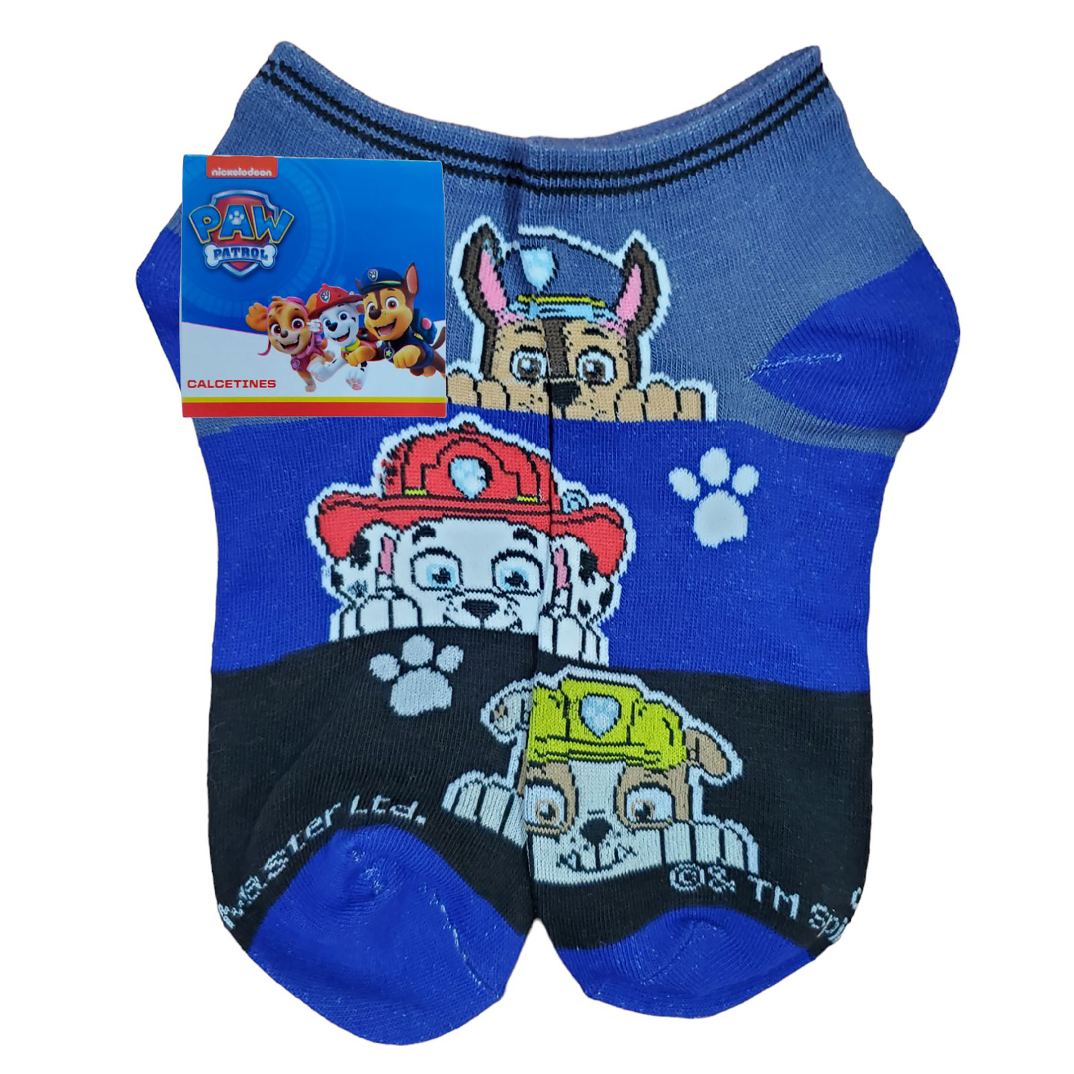 Tines Cortos Mayoreo Paw Patrol Unisex 6 Pares