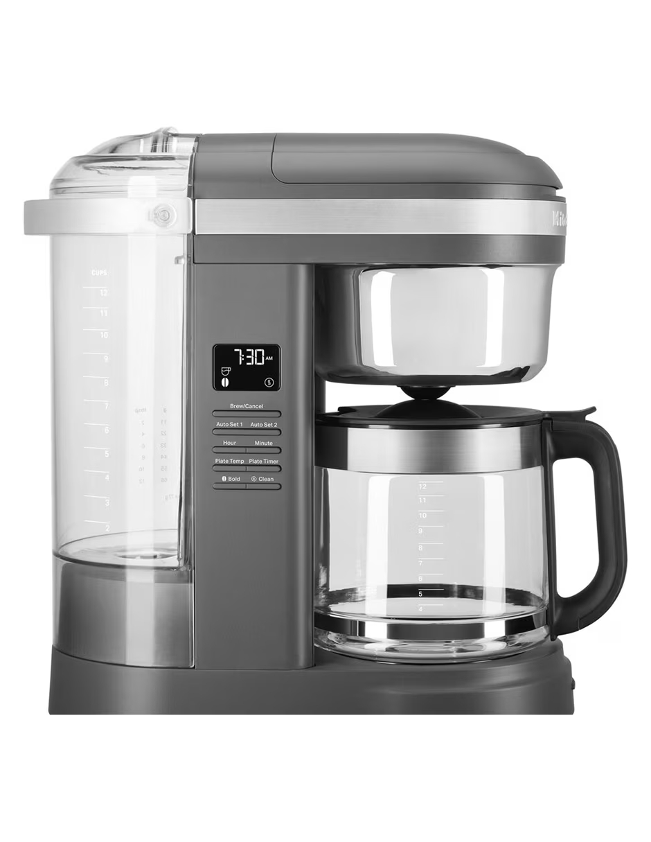 Cafetera de Goteo KitchenAid KCM1208DG 12 Tazas Color Gris Carbón