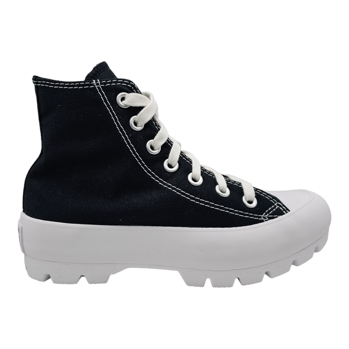 Tenis Converse Plataforma Dama Chuck Taylor Lugged Lona Negro