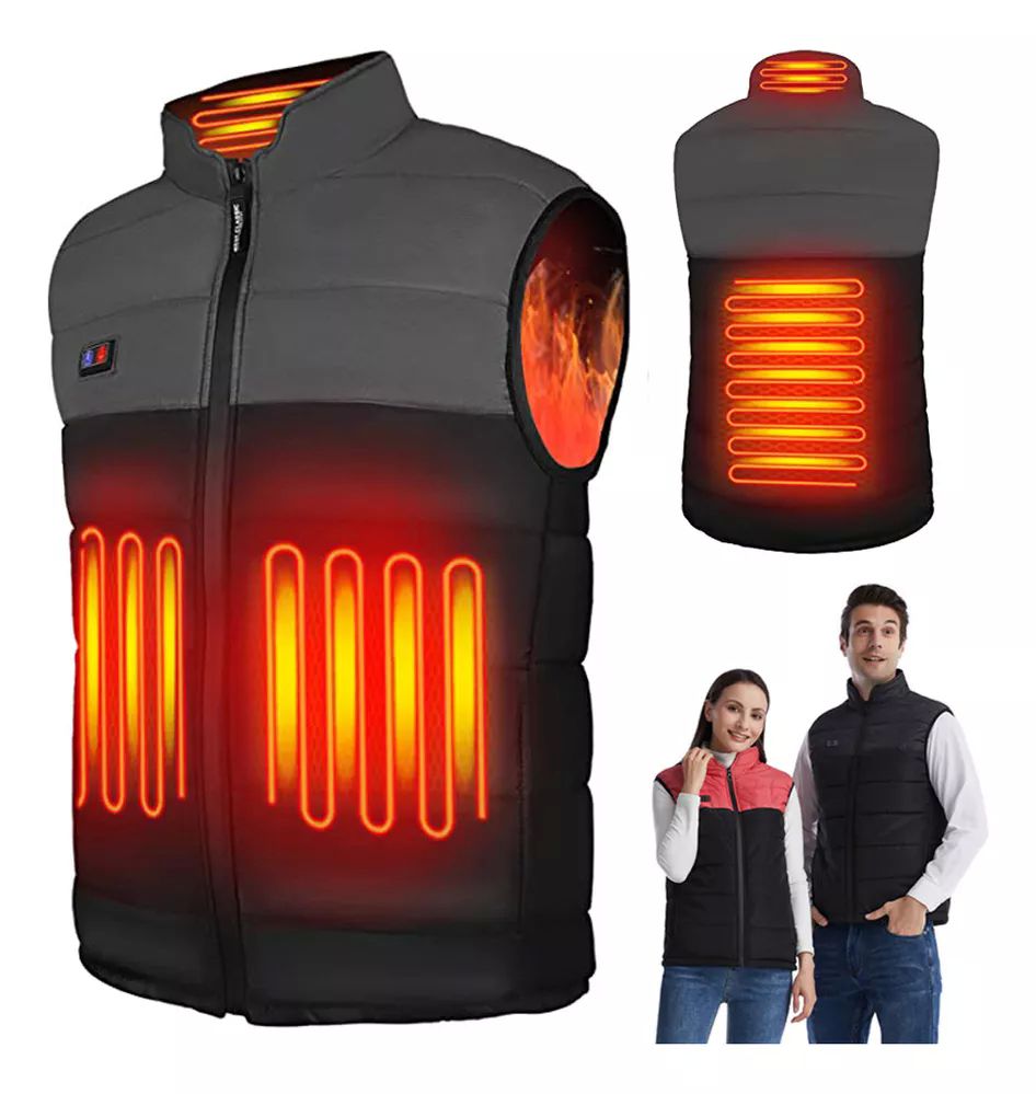 Chaleco Calentador Electrico Para Cuerpo Hombre O Mujer
