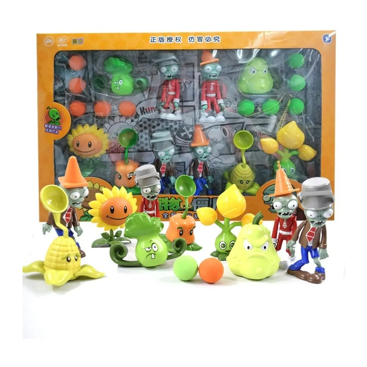 Juego Plantas Vs Zombies Colección Muñecos Juegos Infantil 2