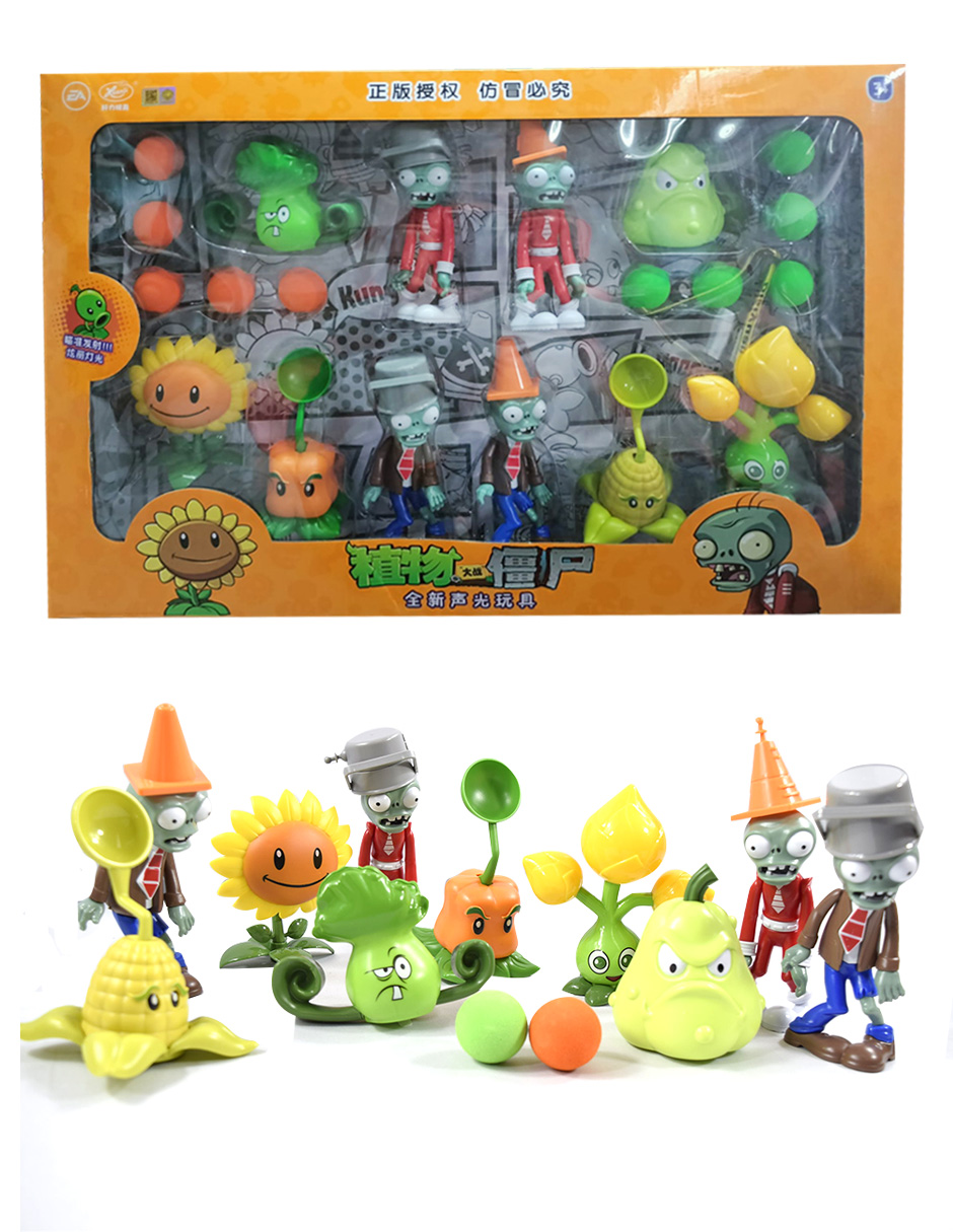 Juego Plantas Vs Zombies Colección Muñecos Juegos Infantil 2