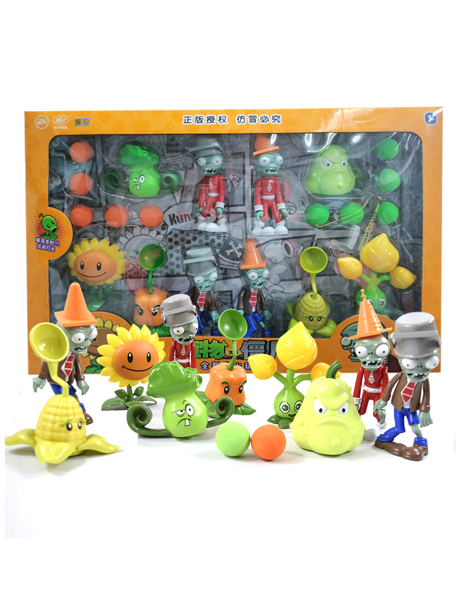 Juego Plantas Vs Zombies Colección Muñecos Juegos Infantil 2