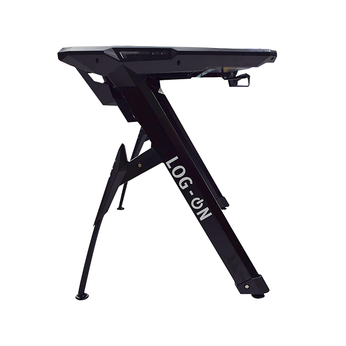 Escritorio Gamer Luces Led Rgb Porta Vasos Diseño Innovador