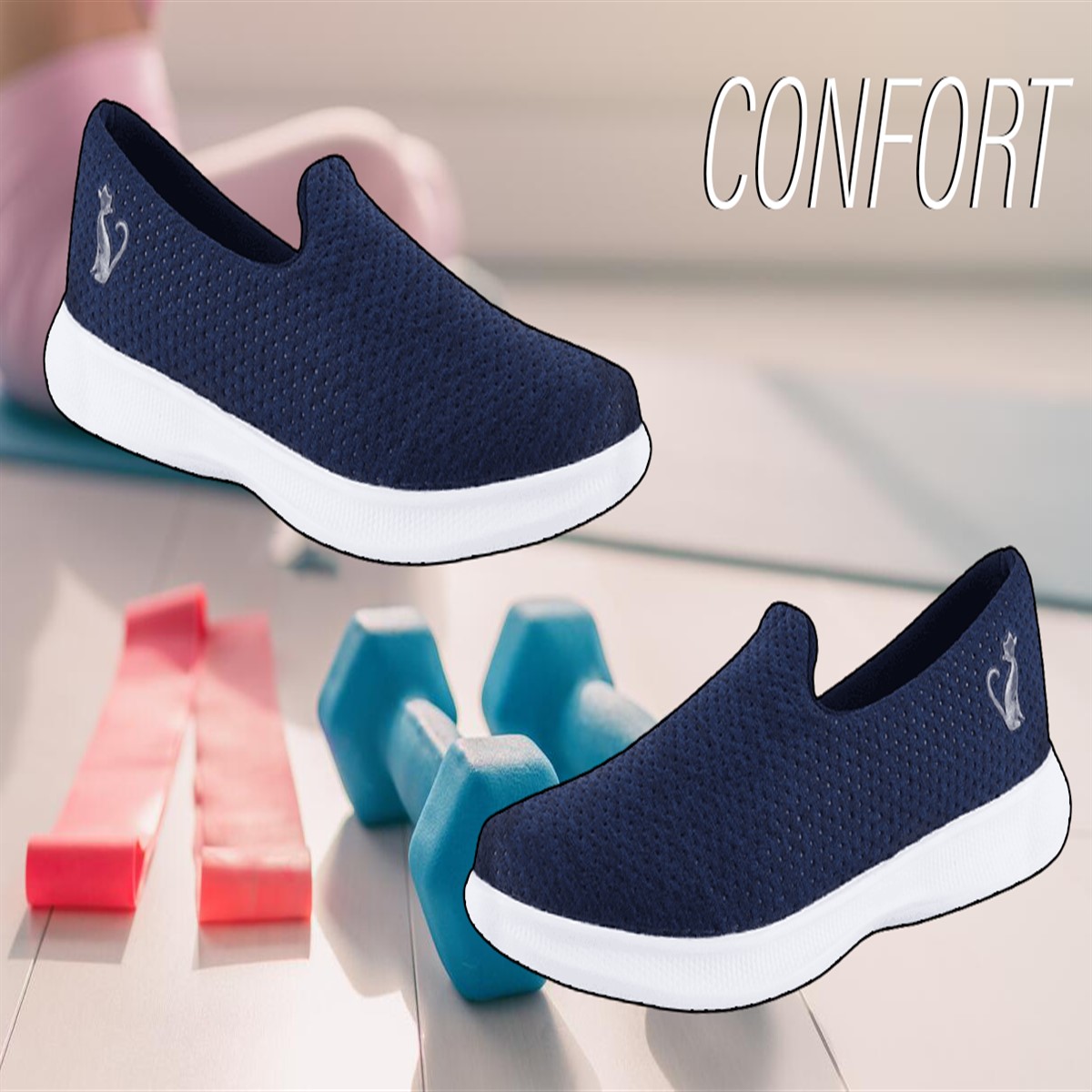 Tenis Mujer Deportivos Confort Suaves Slip On Cómodos 110-MC