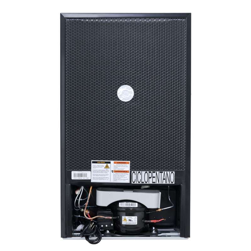 Frigobar Midea MDRT87CCDLS 3.4 Pies 2 Puertas Silver