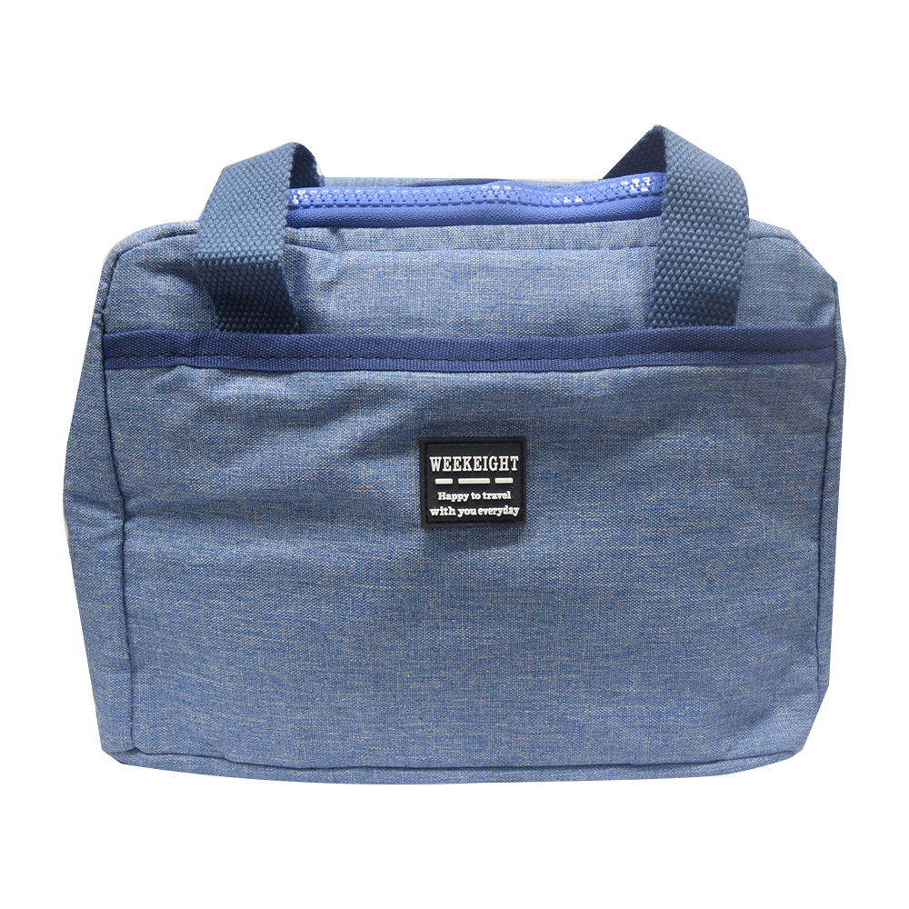 Lonchera Termica Portatil Azul Tela Oxford