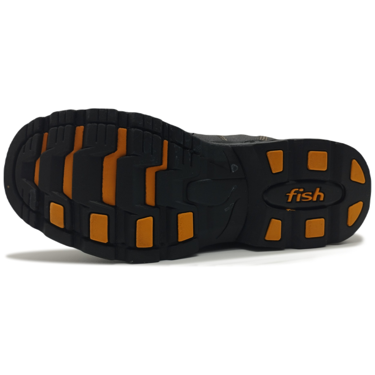 Botas altas de Piel gruesa y suela costurada sin Casquillo ideal para Trabajo de uso rudo Fish