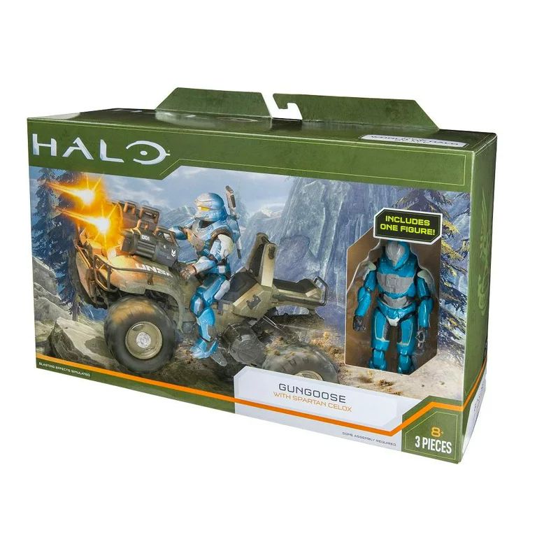 Figura de accion  halo Vehículo Deluxe Halo Warthog & Master Chief #2