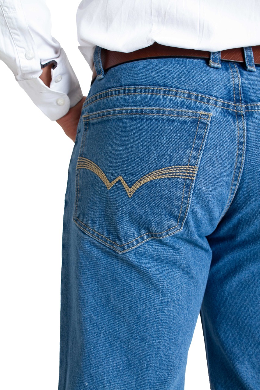 Pantalon Vaquero Caballero Hombre de Mezclilla Gruesa American Force F-14