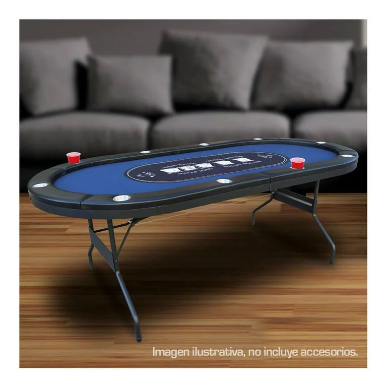 Mesa de Póker plegable 10 jugadores Athletic Works mesa de billar