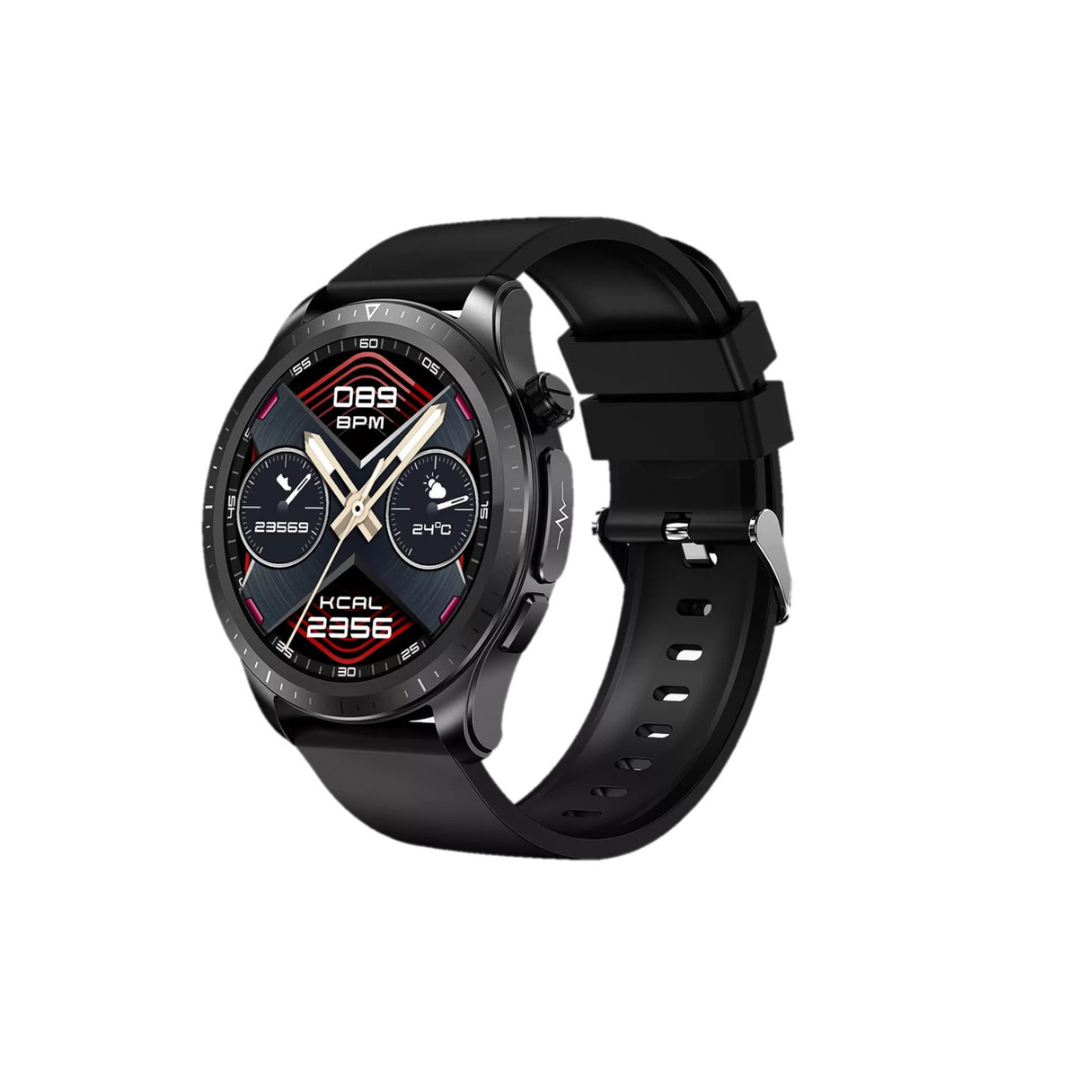 Smartwatch Reloj Inteligente E420 Mide Glucosa Ecg Ext. Silicon FRALUGIO.