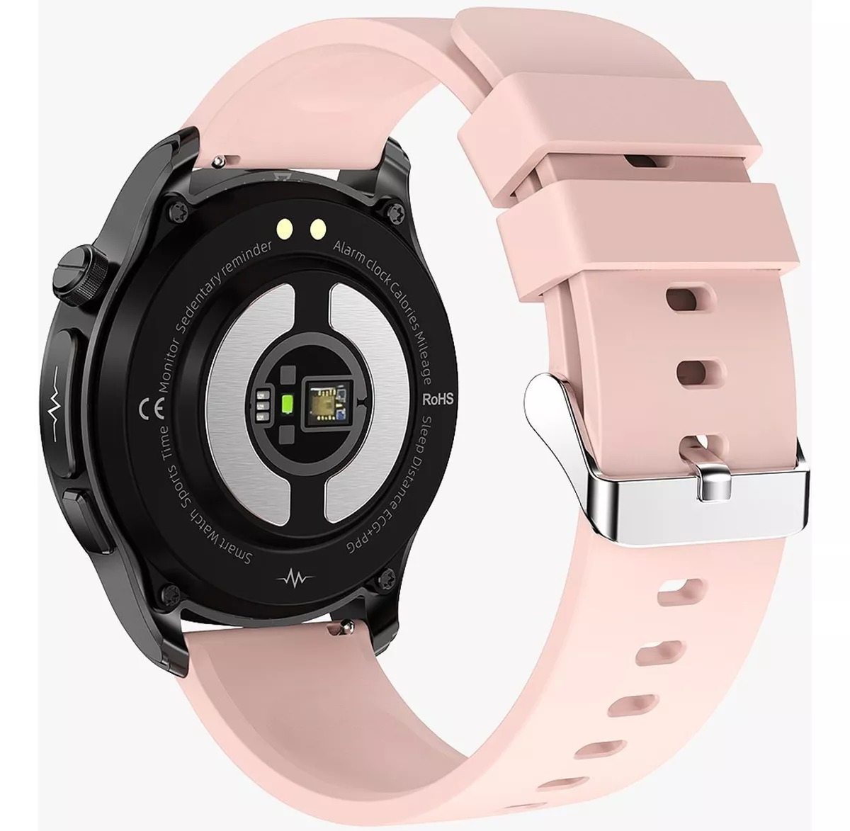 Smartwatch Reloj Inteligente E420 Mide Glucosa Ecg Ext. Silicon FRALUGIO.