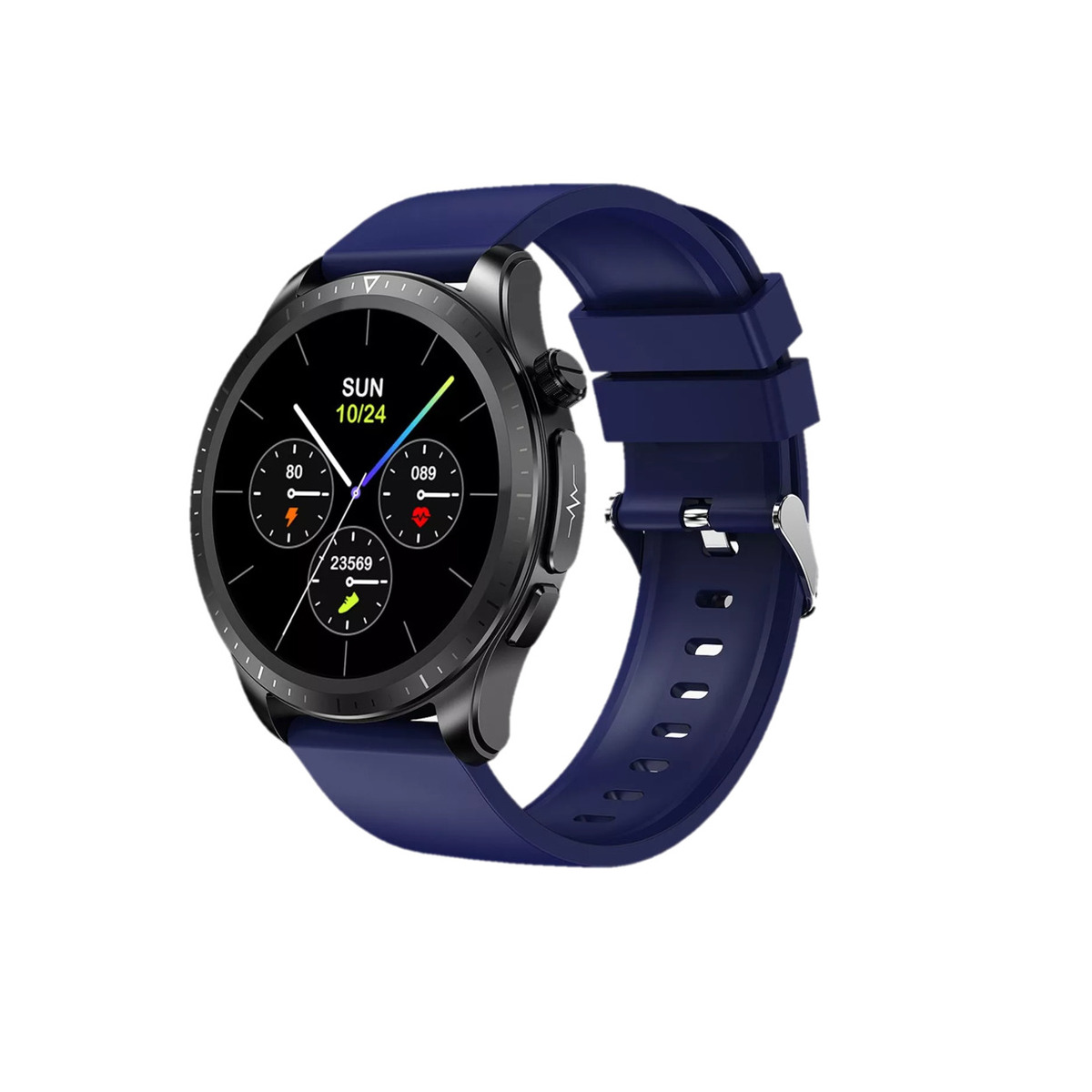 Reloj Inteligente Smart watch E420 Fralugio Mide Glucosa Ecg Silicon