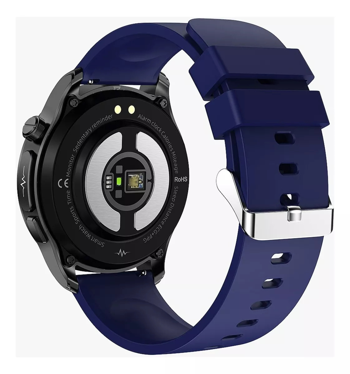 Reloj Inteligente Smart watch E420 Fralugio Mide Glucosa Ecg Silicon